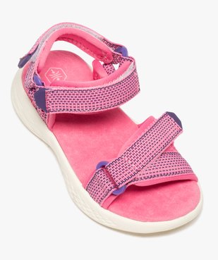 Sandales sport fille extra-légères à scratch vue5 - GEMO (ENFANT) - GEMO