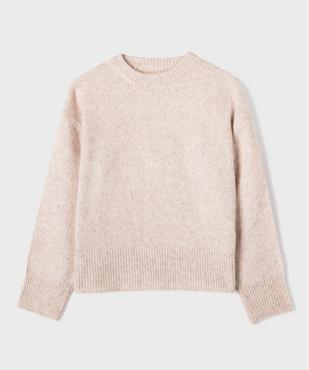 Pull en maille douce et chaude avec de la laine fille vue1 - GEMO (JUNIOR) - GEMO