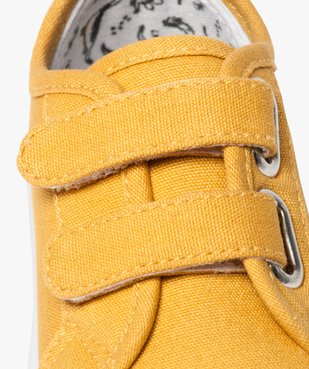 Baskets garçon en toile avec double fermeture scratch vue6 - GEMO (ENFANT) - GEMO