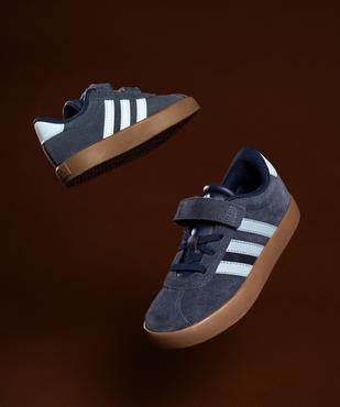 Baskets en cuir suédé VL Court 3.0 à scratch garçon - Adidas vue6 - ADIDAS - GEMO