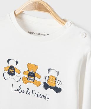 Ensemble 2 pièces bébé garçon : tee-shirt et chemise - LuluCastagnette vue3 - LULUCASTAGNETTE - GEMO