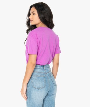 Tee-shirt femme oversize imprimé vue3 - GEMO(FEMME PAP) - GEMO