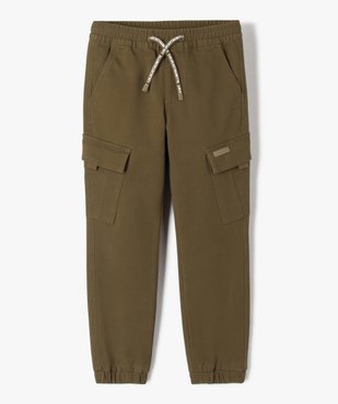 Pantalon en toile avec poches à rabat garçon - LuluCastagnette  vue1 - LULUCASTAGNETTE - GEMO