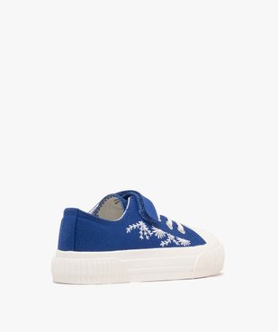 Baskets basses en toile brodée de fleurs fille vue4 - LOVELY WINGS GEMO FOR GOOD - GEMO