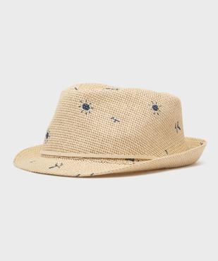 Chapeau trilby en paille de papier bébé garçon vue1 - GEMO (ACCESS) - GEMO