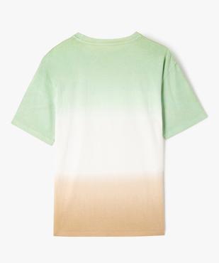 Tee-manches courtes tie-and-dye dégradé garçon vue3 - GEMO 4G GARCON - GEMO