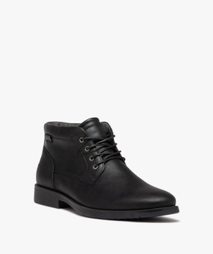 Boots homme unies style casual à lacets vue2 - GEMO(URBAIN) - GEMO