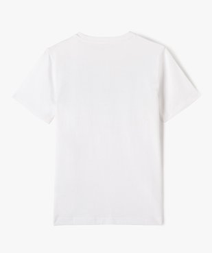 Tee-shirt à manches courtes avec inscription garçon vue3 - GEMO (JUNIOR) - GEMO