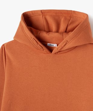Sweat molletonné à capuche garçon vue2 - GEMO (JUNIOR) - GEMO