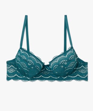 Soutien-gorge à armatures forme corbeille en dentelle vue4 - GEMO(HOMWR FEM) - GEMO