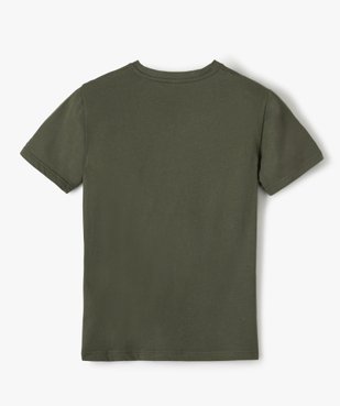Tee-shirt garçon à manches courtes imprimé vue3 - GEMO (JUNIOR) - GEMO
