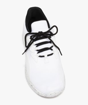 Baskets homme running bicolores en mesh à lacets vue5 - GEMO (SPORTSWR) - GEMO