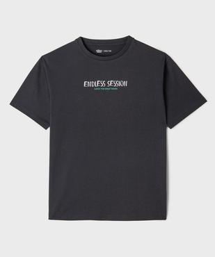 Tee-shirt manches courtes coupe oversize motif surf garçon vue2 - GEMO 4G GARCON - GEMO