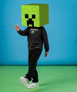 Sweat imprimé devant et dos garçon - Minecraft vue2 - MINECRAFT - GEMO
