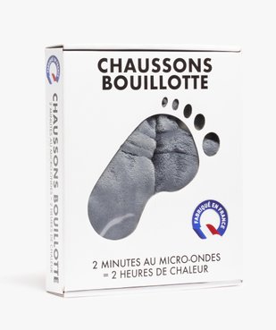 Chaussons bouillotte femme vue3 - GEMO - GEMO