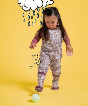 Salopette de pluie imperméable à bretelles élastiques bébé fille vue7 - GEMO(BEBE DEBT) - GEMO
