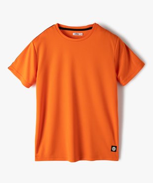 Tee-shirt garçon sport en maille légère à manches courtes vue1 - GEMO (ENFANT) - GEMO