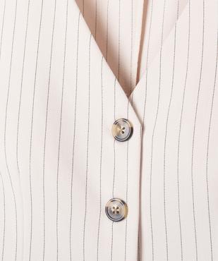 Veste sans manches à fines rayures fille vue2 - GEMO (JUNIOR) - GEMO