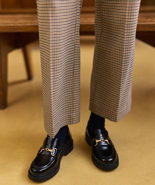 Mocassins vernis à épaisse semelle femme - LuluCastagnette vue1 - LULUCASTAGNETTE - GEMO
