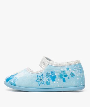 Chaussons fille forme babies avec motifs Reine des Neiges vue3 - REINE DES NEIGE - GEMO