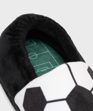 Chaussons en velours motif ballon de football garçon vue6 - GEMO 4G GARCON - GEMO