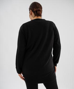 Gilet long porté ouvert femme grande taille vue10 - GEMO (G TAILLE) - GEMO