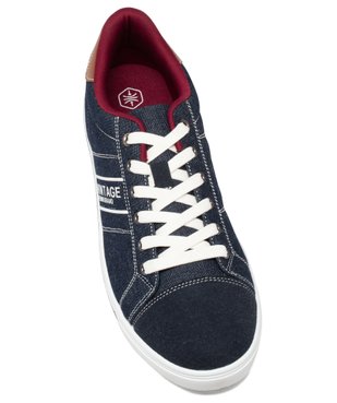 Tennis en toile jean homme vue5 - GEMO (CASUAL) - GEMO