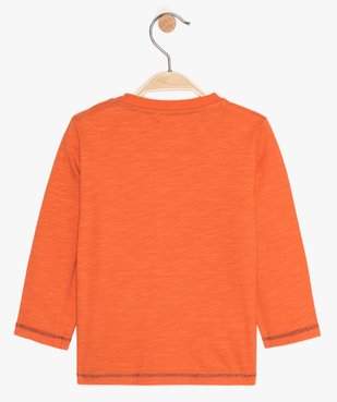 Tee-shirt bébé garçon en coton avec imprimé fantaisie vue2 - GEMO(BEBE DEBT) - GEMO