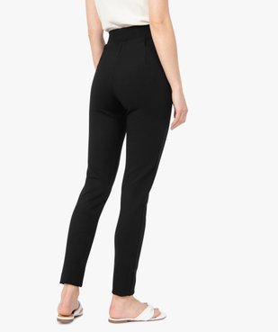 Leggings femme en maille épaisse avec surpiqûre fantaisie vue3 - GEMO(FEMME PAP) - GEMO