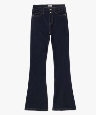 Jean femme coupe bootcut taille haute vue4 - GEMO 4G FEMME - GEMO