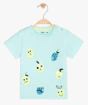 Tee-shirt bébé garçon imprimé avec motifs rigolos vue1 - GEMO(BEBE DEBT) - GEMO