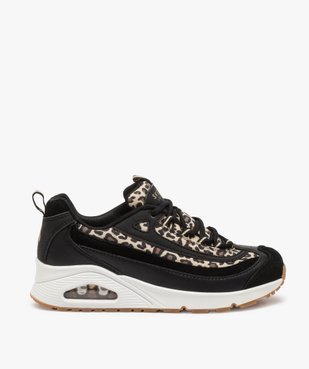 Baskets femme imprimées animal Skechers vue1 - SKECHERS - GEMO