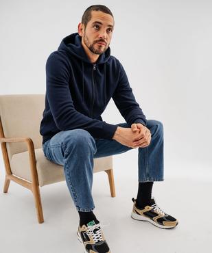 Sweat zippé à capuche homme vue1 - GEMO 4G HOMME - GEMO