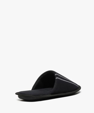 Chaussons homme forme mules velours avec liserés vue4 - Nikesneakers(HOMWR HOM) - Nikesneakers