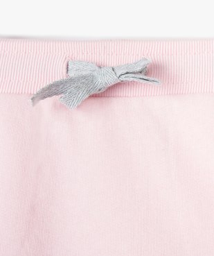 Jupe fille courte en maille jogging vue2 - GEMO 4G FILLE - GEMO