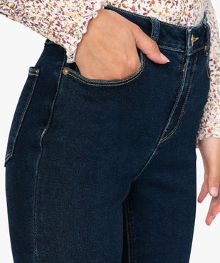 Jean femme en stretch coupe Skinny taille haute vue2 - GEMO(FEMME PAP) - GEMO