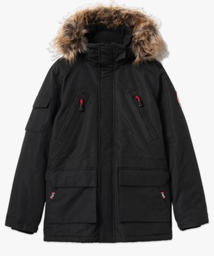 Parka homme avec capuche à bord amovible vue5 - TOKYO LAUNDRY - GEMO