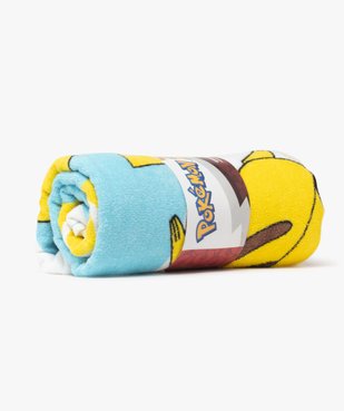 Serviette de bain Pikachu et Carapuce - Pokemon vue4 - POKEMON - GEMO