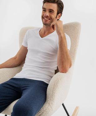 Pantalon de pyjama en jersey à taille élastique homme vue9 - GEMO(HOMWR HOM) - GEMO