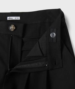 Pantalon large à pinces fille vue3 - GEMO (JUNIOR) - GEMO