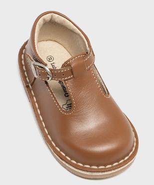 Chaussures Salomé en cuir bébé fille - LuluCastagnette vue5 - LULUCASTAGNETTE - GEMO