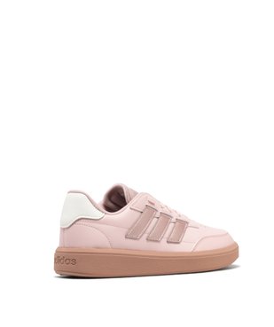 Baskets femme à bandes latérales et languette scintillantes Courtblock - Adidas vue11 - ADIDAS - GEMO
