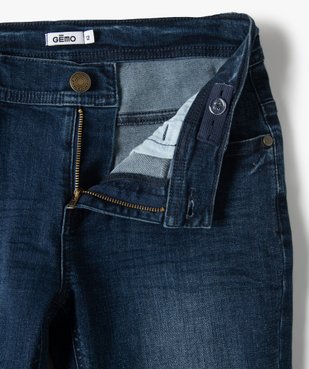 Jean garçon coupe slim avec marques d’usure vue3 - GEMO (ENFANT) - GEMO
