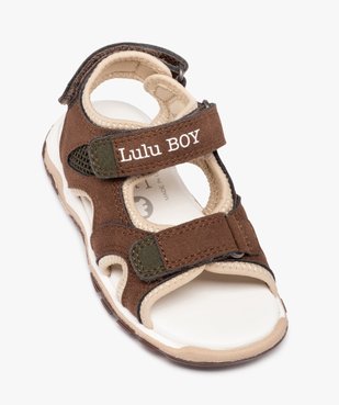 Sandales bébé garçon style sport - LuluCastagnette vue5 - LULU CASTAGNETT - GEMO