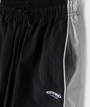 Pantalon de jogging en toile parachute garçon vue3 - GEMO (JUNIOR) - GEMO