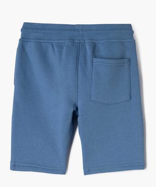 Bermuda en maille avec intérieur molletonné garçon vue13 - GEMO (ENFANT) - GEMO
