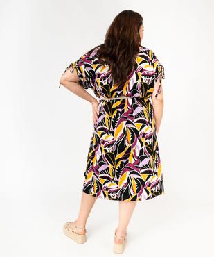 Robe en maille décolletée dans le dos femme grande taille vue3 - GEMO 4G GT - GEMO