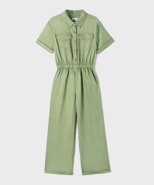 Combinaison pantalon à manches courtes fille vue3 - GEMO 4G FILLE - GEMO