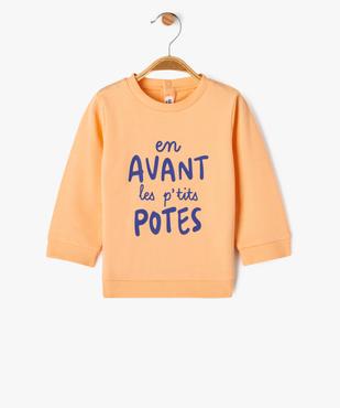 Sweat léger à message bébé garçon vue1 - GEMO 4G BEBE - GEMO