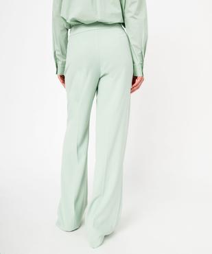 Pantalon de tailleur fluide avec pli marqué femme vue3 - GEMO(FEMME PAP) - GEMO